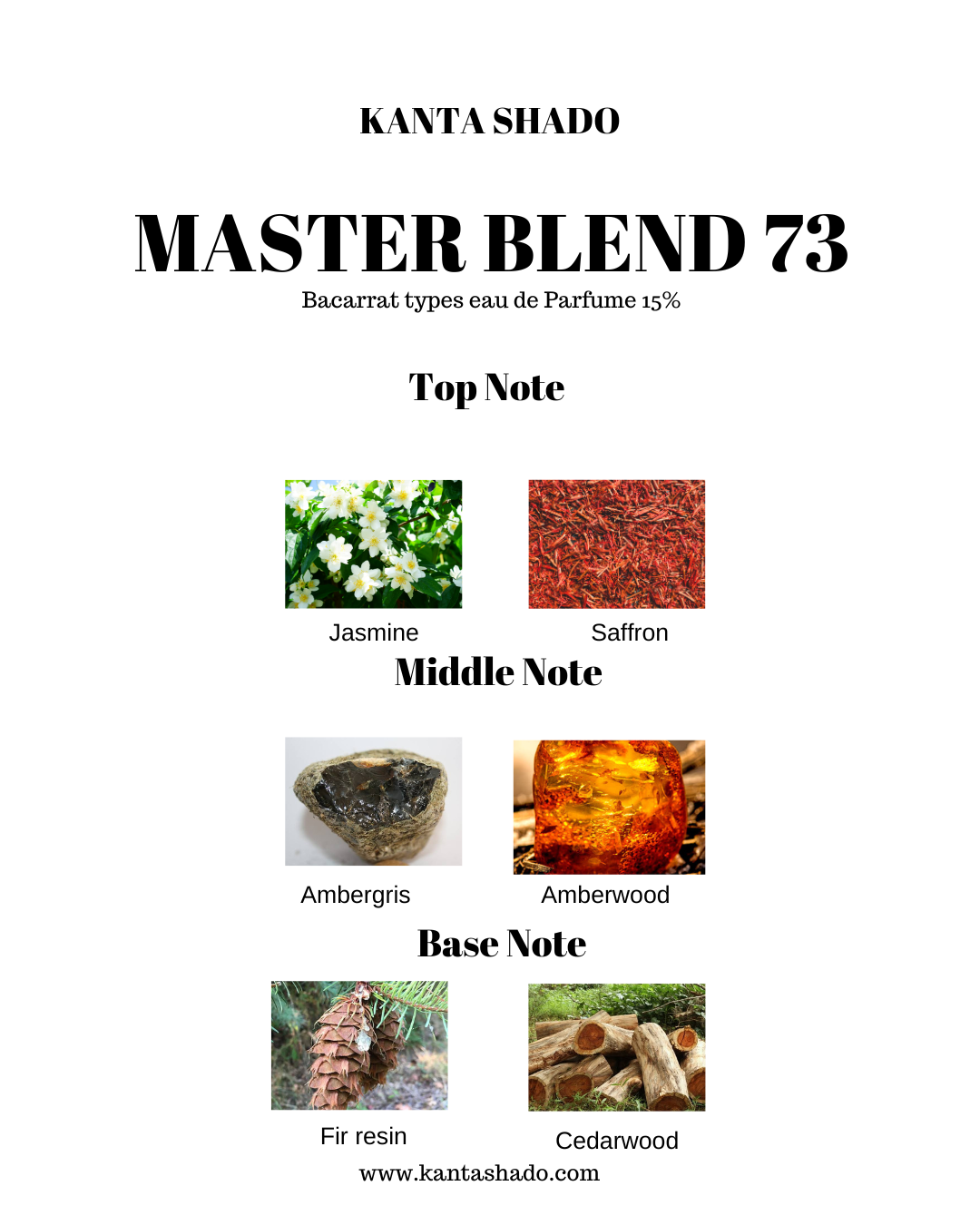 MASTER BLEND 73 (10mg) (Baccarat Rouge 540 inspired)